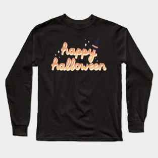 Happy Halloween (orange) Long Sleeve T-Shirt